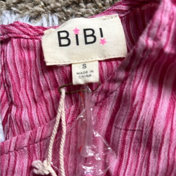 Bibi Dress Belted New Pink Womens Size Small - Picture 9 of 11